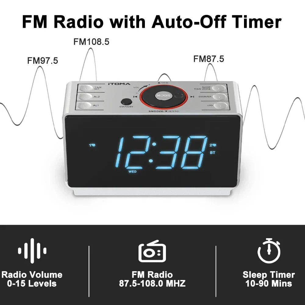 Digital Alarm Clock Radio™ - RS Store