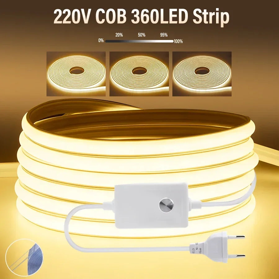 1M-50M 220V COB LED Strip Yingld™