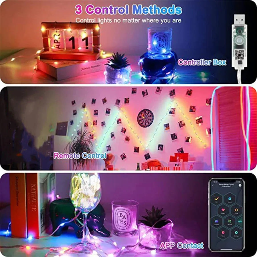 10/20M Smart App Control Christmas Tree String Lights PAMNNY™ - RS Store