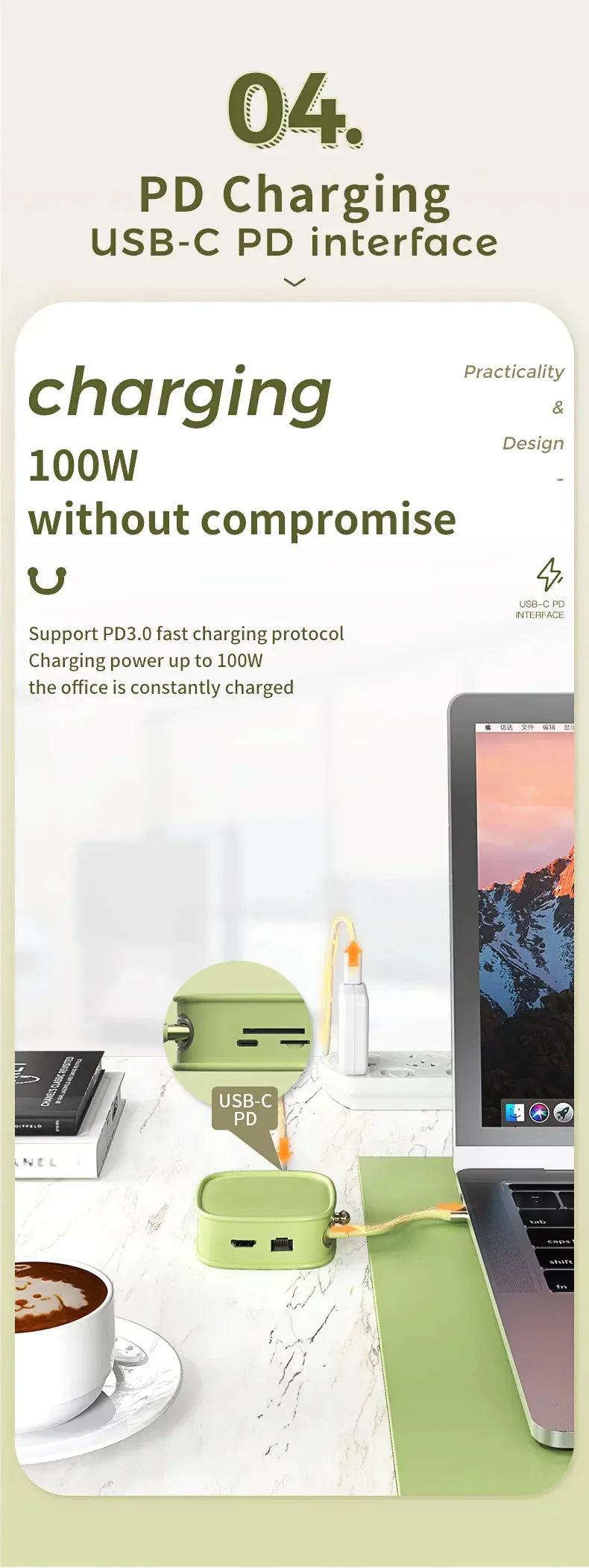 FC&EC USB C HUB Type C Adapter 10 in 1™ - RS Store