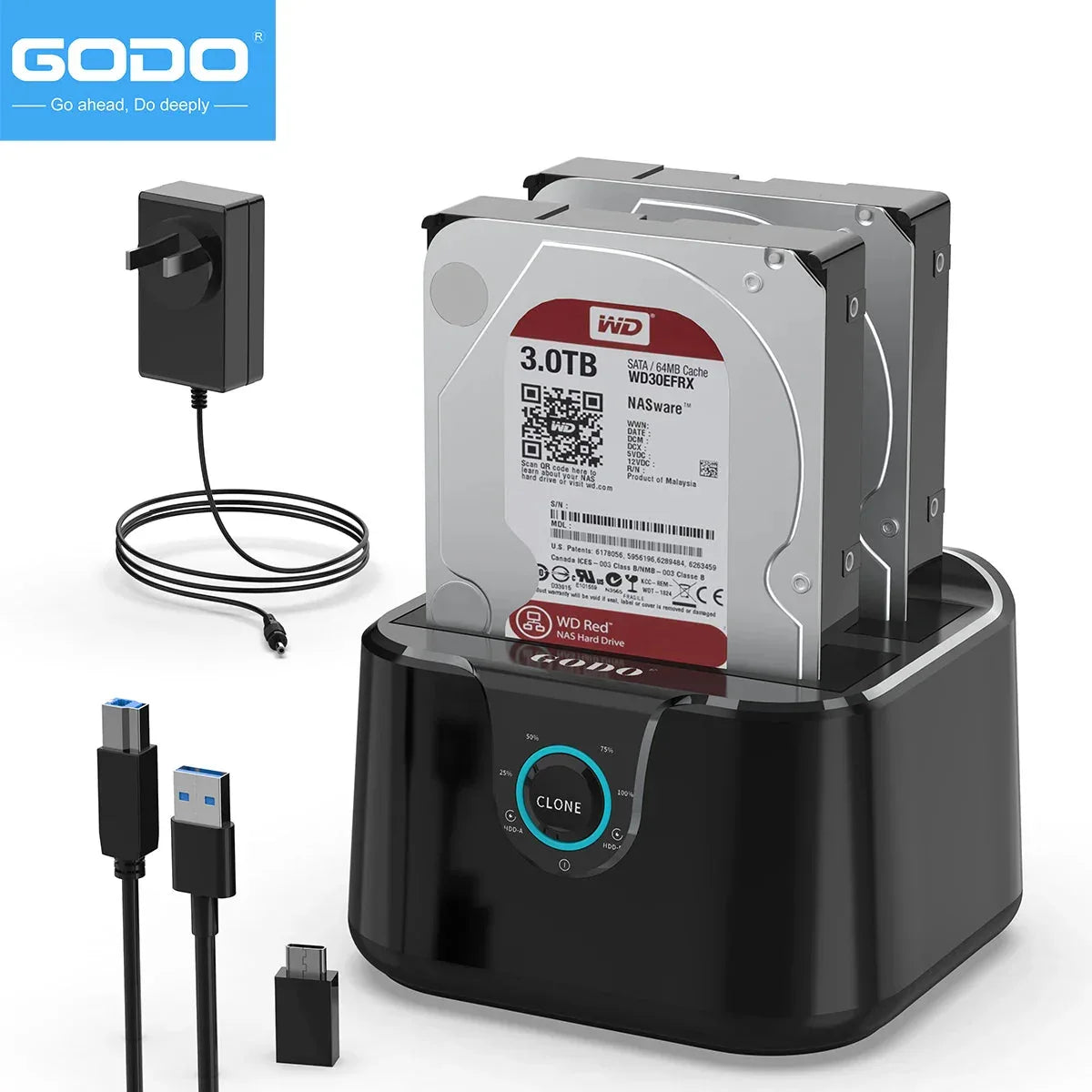 GODO Hard Drive Docking Station™ - RS Store