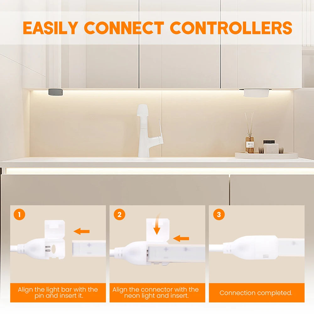 220V Dimmable COB LED Neon Strip Light Kisufu™