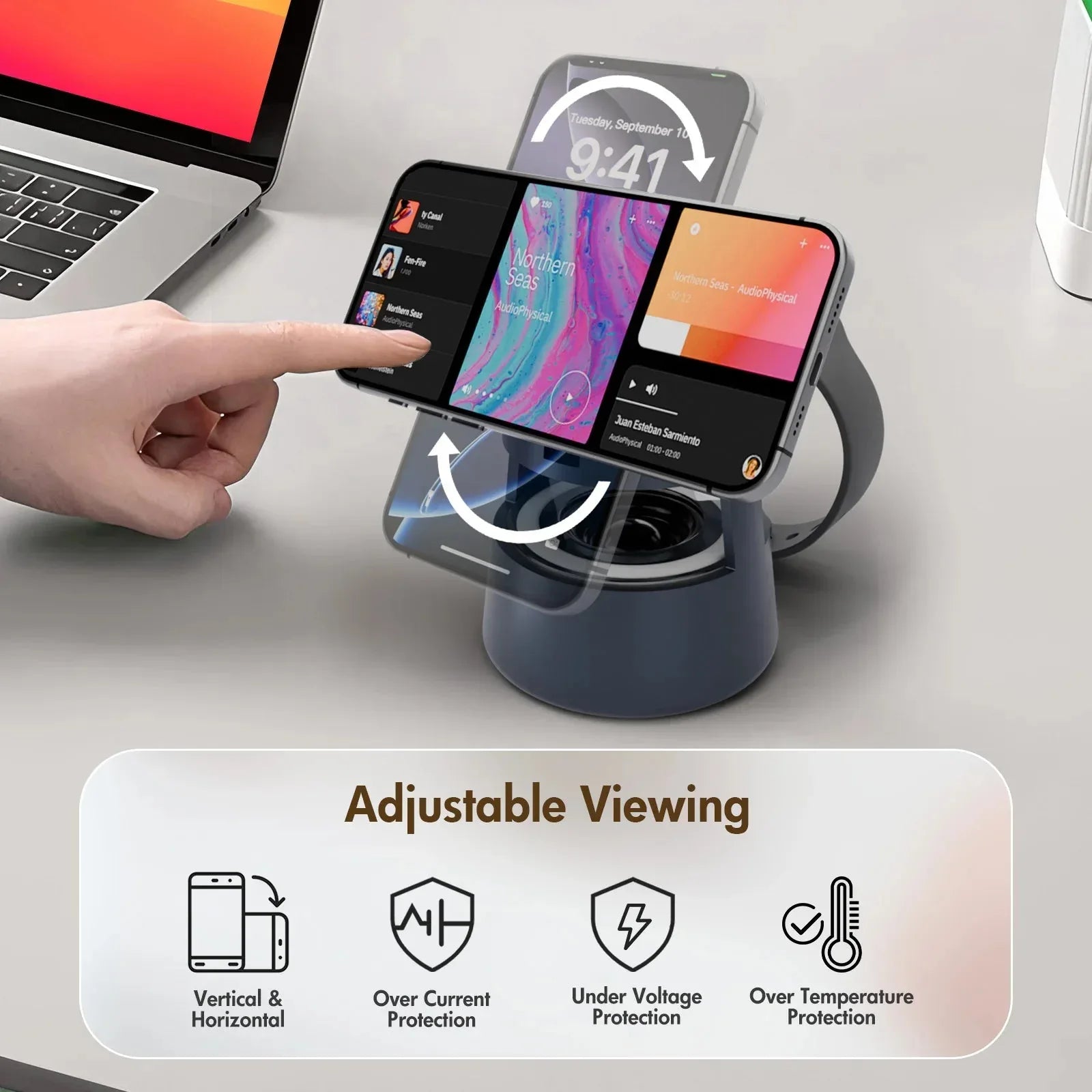 4 in 1 Wireless Charging Station Magnetic 15W Fast Charger™ - RS Store