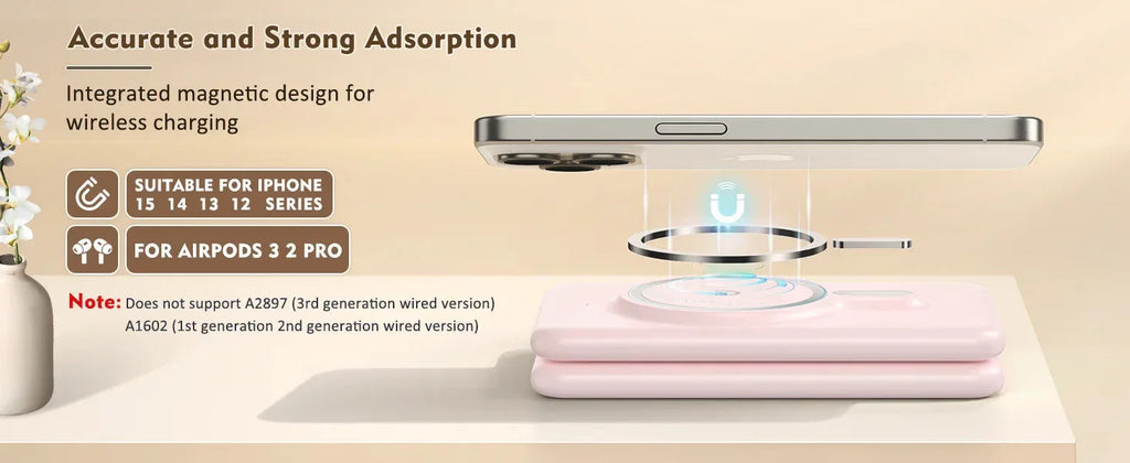 Cell Phone Wireless Charger 3-in-1™ - RS Store