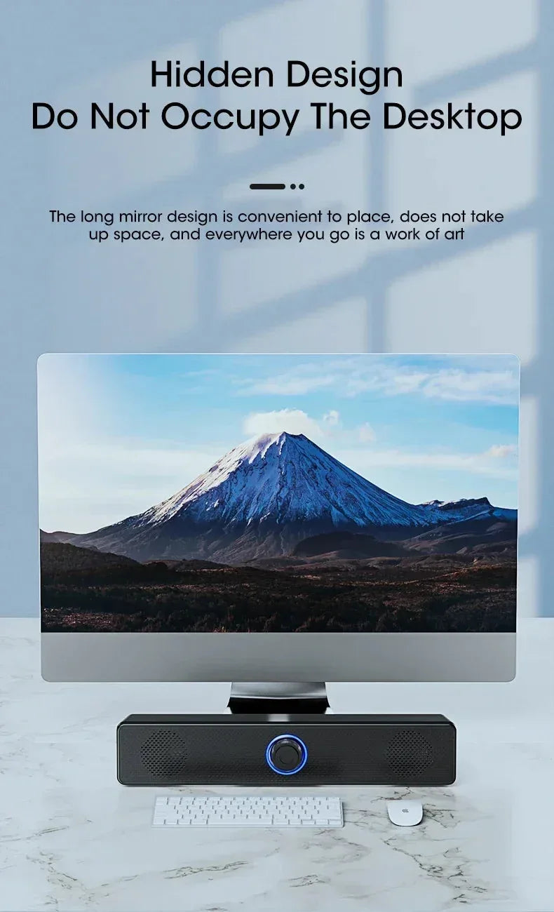 PC Soundbar Wired and Wireless Bluetooth Speaker Vikefon™ - RS Store