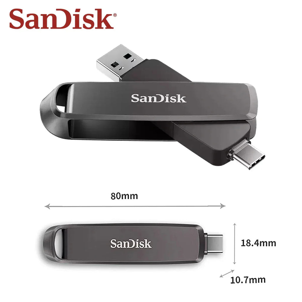 Extreme PRO Dual USB 3.2 Type-C Flash Drive Sandisk™ - RS Store