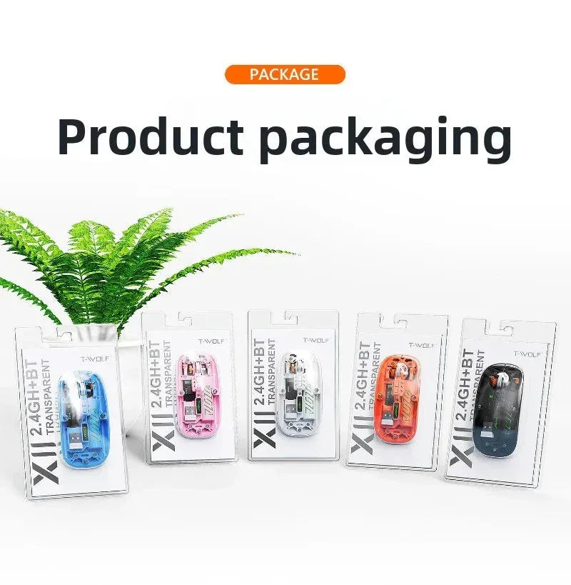 Transparent Wireless Mouse Opuyym™ - RS Store