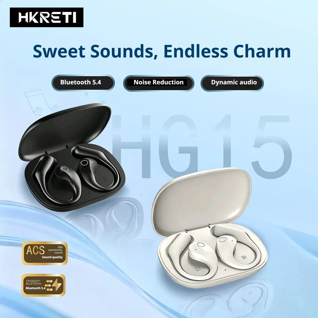 HG15 10 Hours Playtime Wireless Earbuds HKRETI™ - RS Store