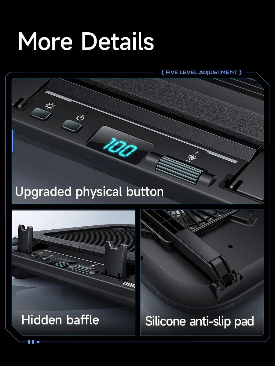 14cm Dual Fans Laptop Cooler™ - RS Store