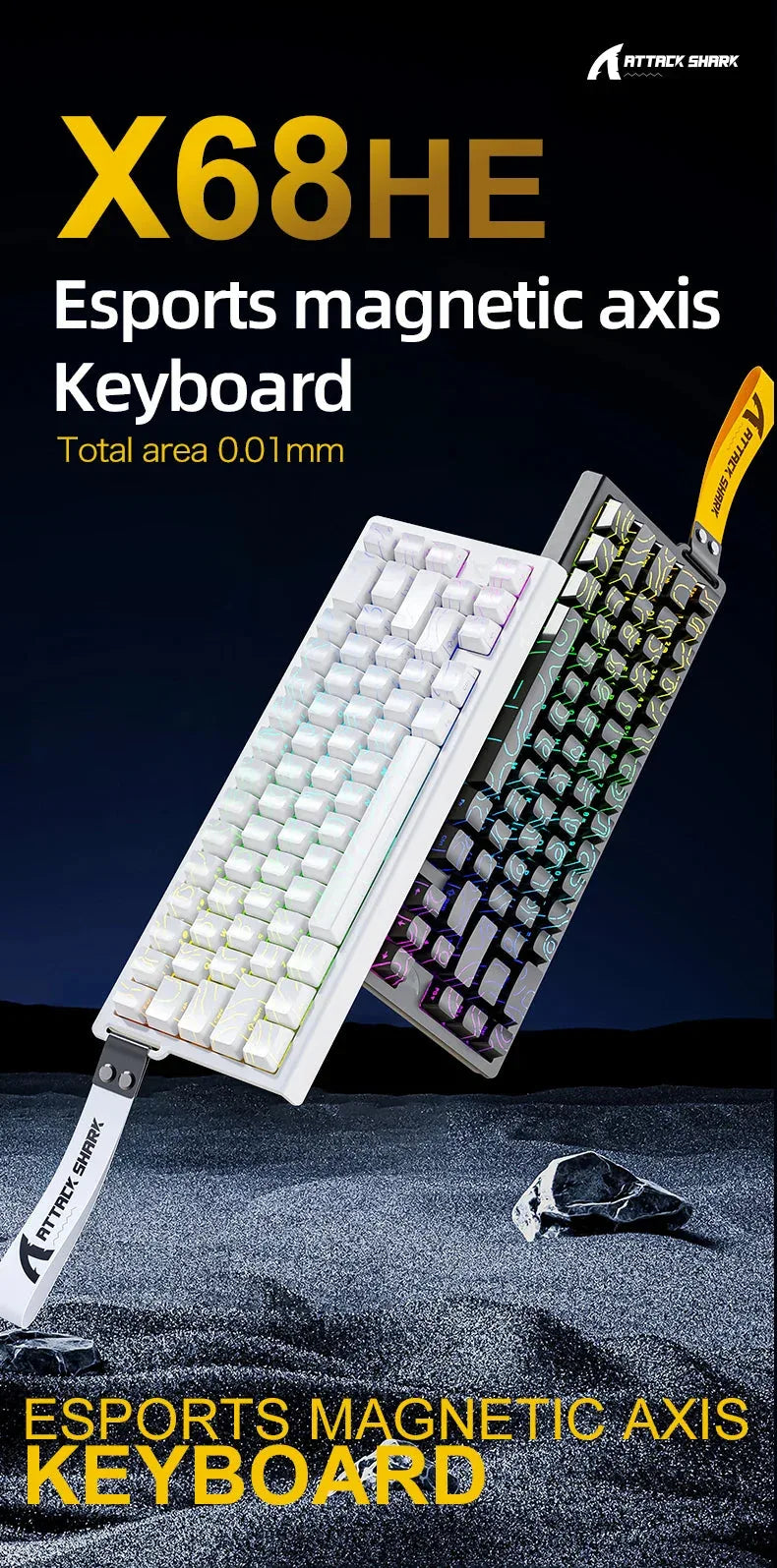 Magnetic Gaming Keyboard ATTACK SHARK™ - RS Store