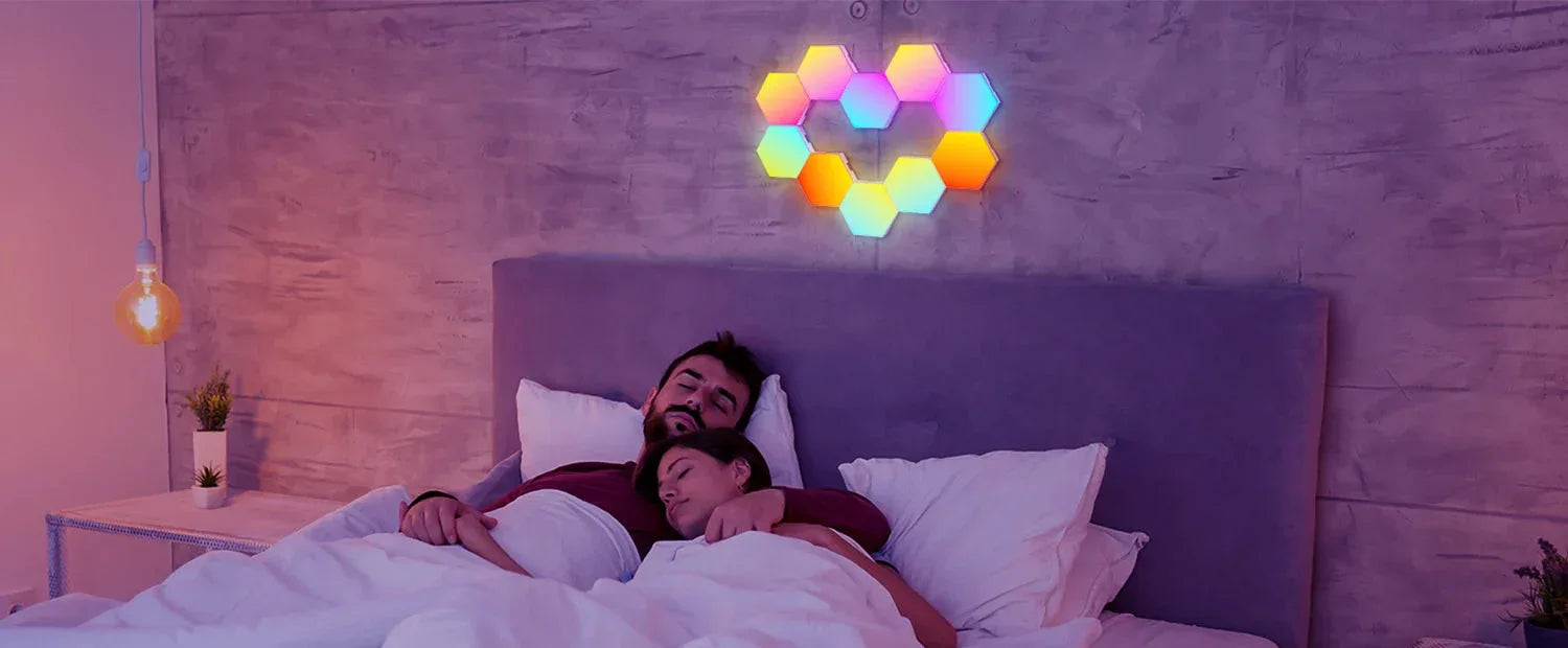 RGB Smart Hexagonal Wall Lamp Toucloud™ - RS Store