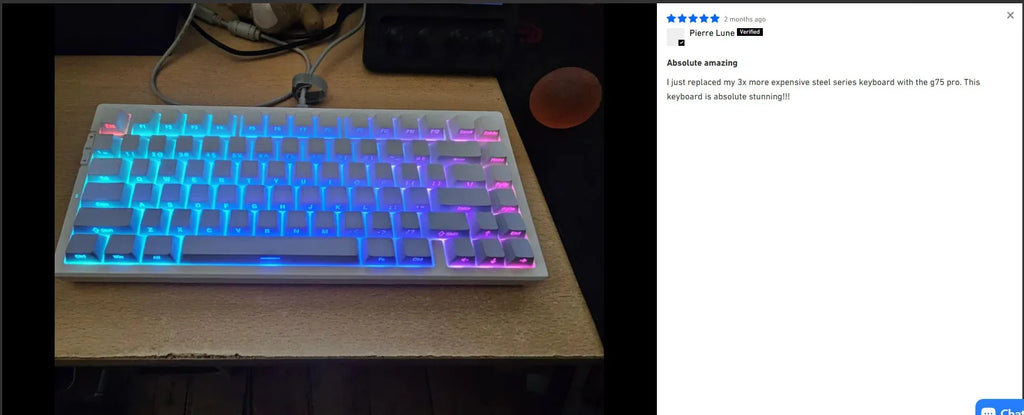 G75 Pro Wireless Mechanical Keyboard Mchose™ - RS Store