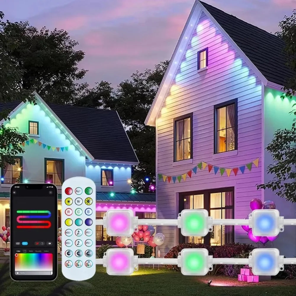 Permanent Outdoor Lights RGB Eaves Lights Bluetooth IP67 Waterproof™