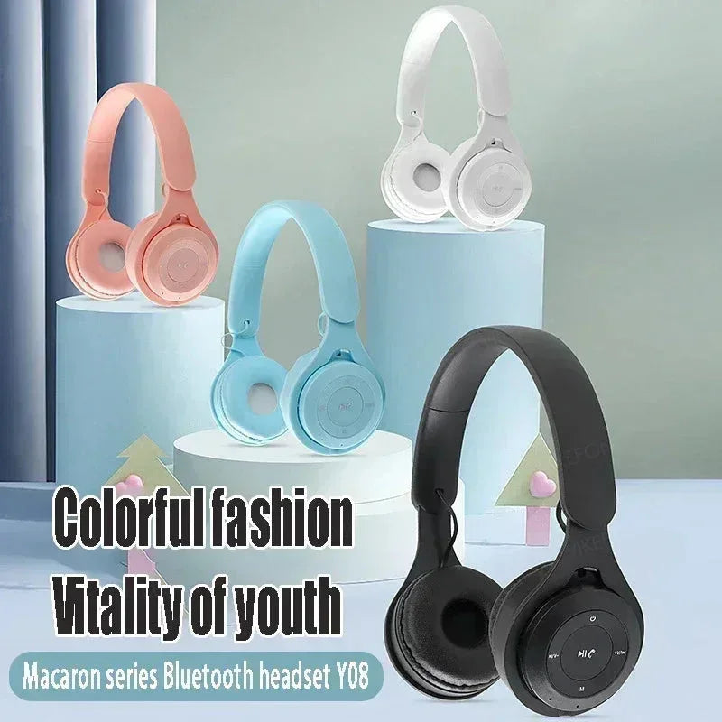 Stereo Y08 Headset 5.0 Bluetooth Headset Vikefon™ - RS Store