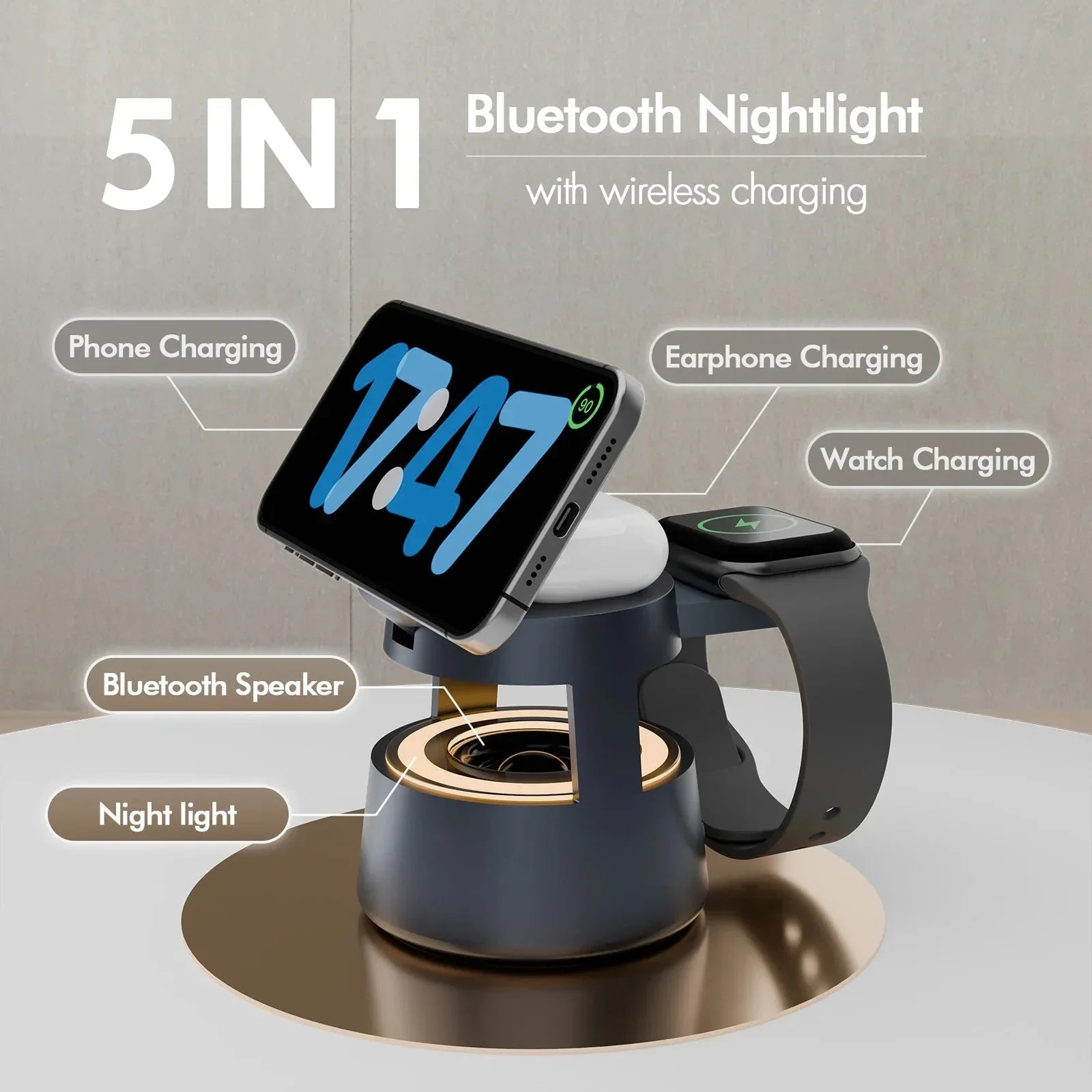 4 in 1 Wireless Charging Station Magnetic 15W Fast Charger™ - RS Store