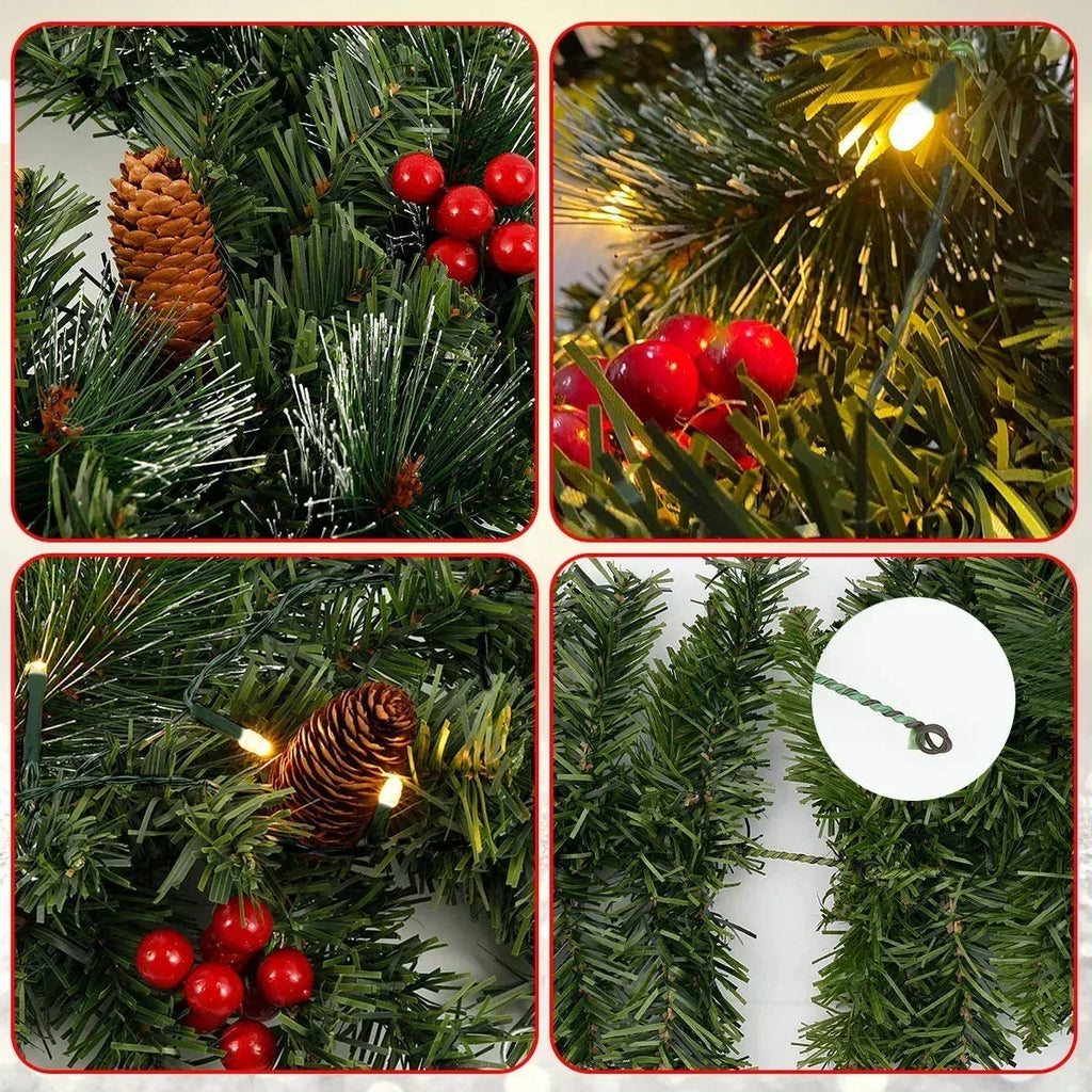 Christmas LED Rattan Garland Decorations™ - RS Store