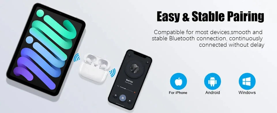 3D Stereo Wireless EarBuds Bluetooth 5.4 Earphones™ - RS Store
