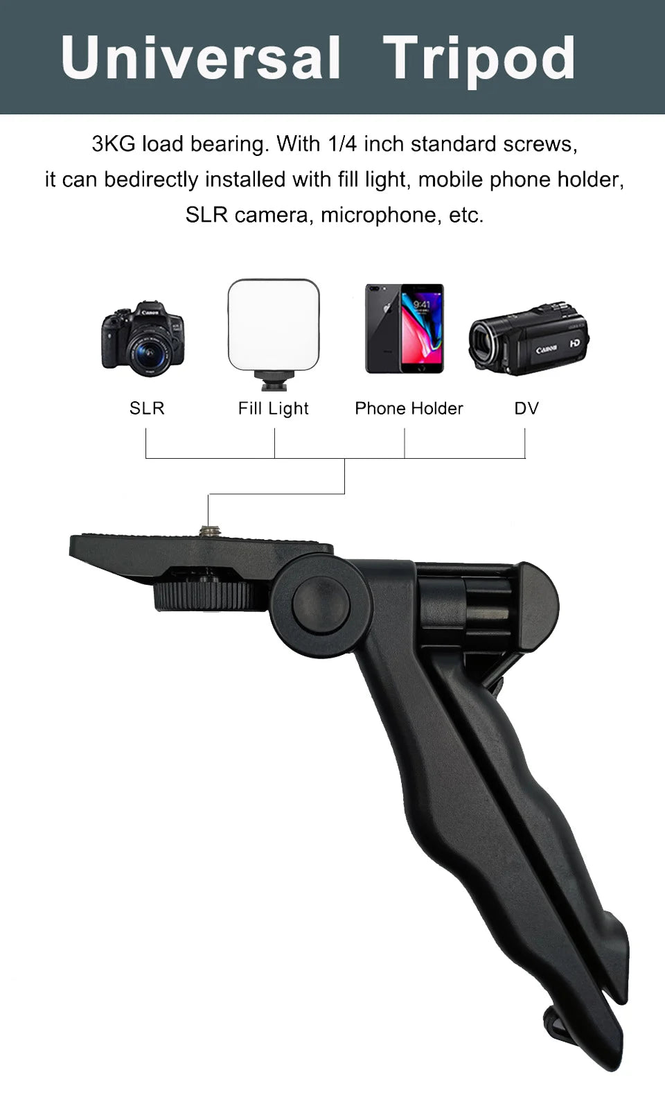 Smartphone Vlogging Kit With Tripod Phone Holder Sttkgzd™
