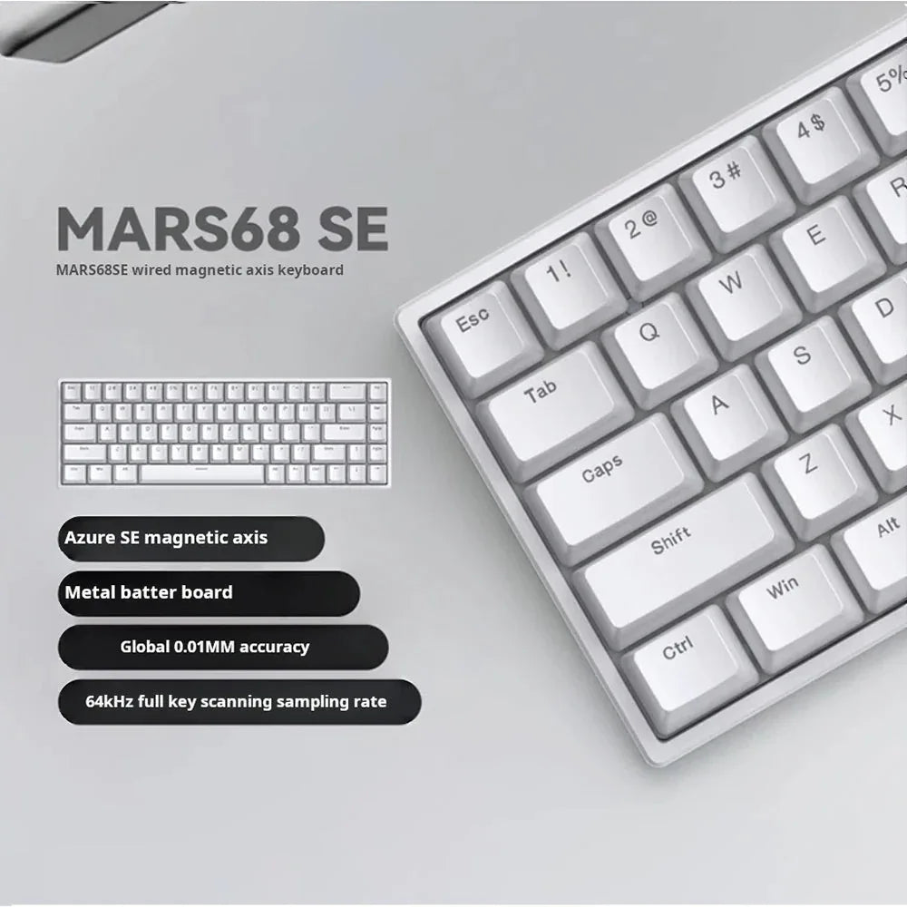 Mars68 PRO Magnetic Switch Gaming Keyboard Attach Shark™ - RS Store