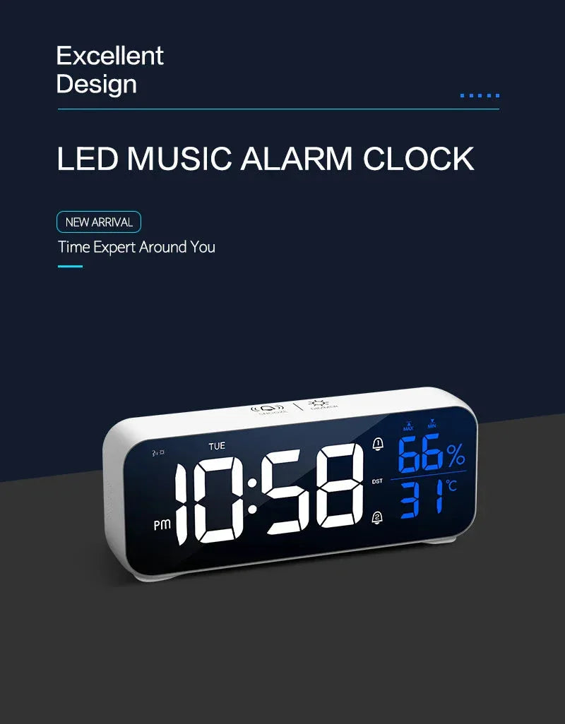 Digital Alarm Clock Niditon™ - RS Store