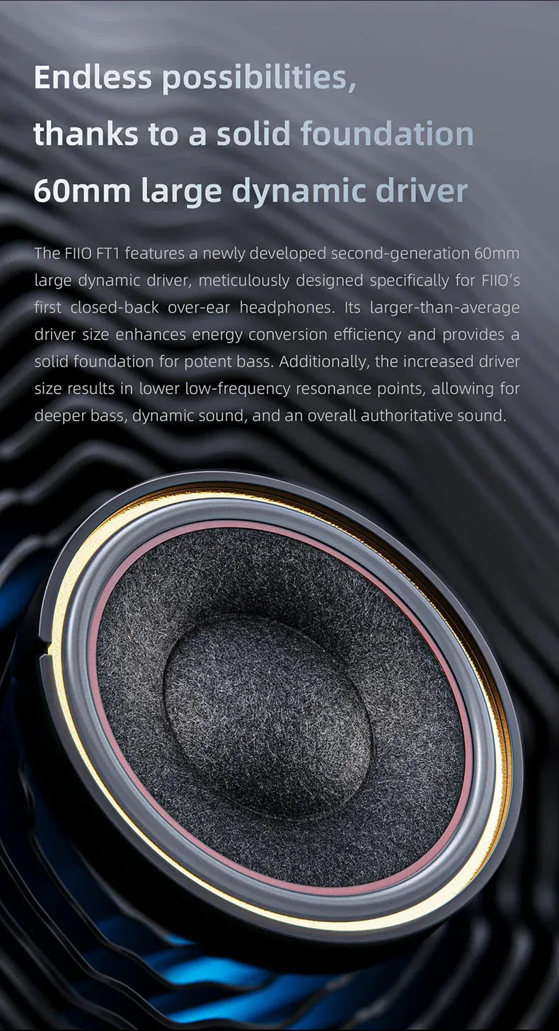 Closed-Back Over-Ear Headphones FiiO™ - RS Store