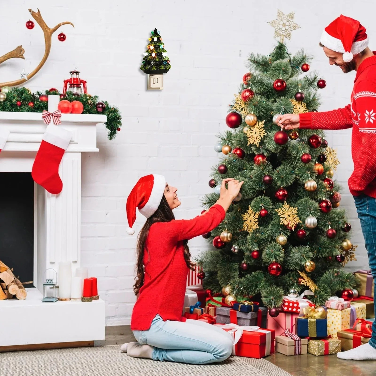 Christmas Tree Night Lamp Electric APWIKOGER™ - RS Store