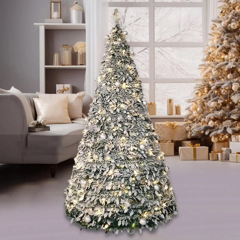 150/180/210CM Foldable Christmas Tree with Decorative Lights™ - RS Store