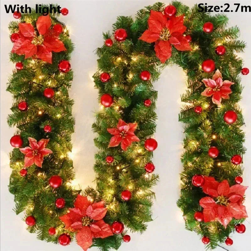 2.7M Christmas Garlands With Pinecones Red Berries™ - RS Store