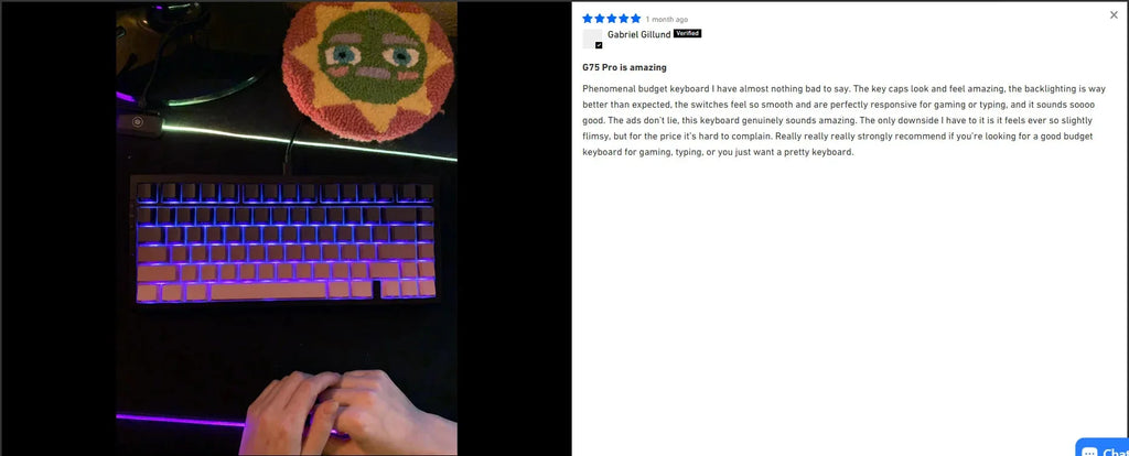 G75 Pro Wireless Mechanical Keyboard Mchose™ - RS Store