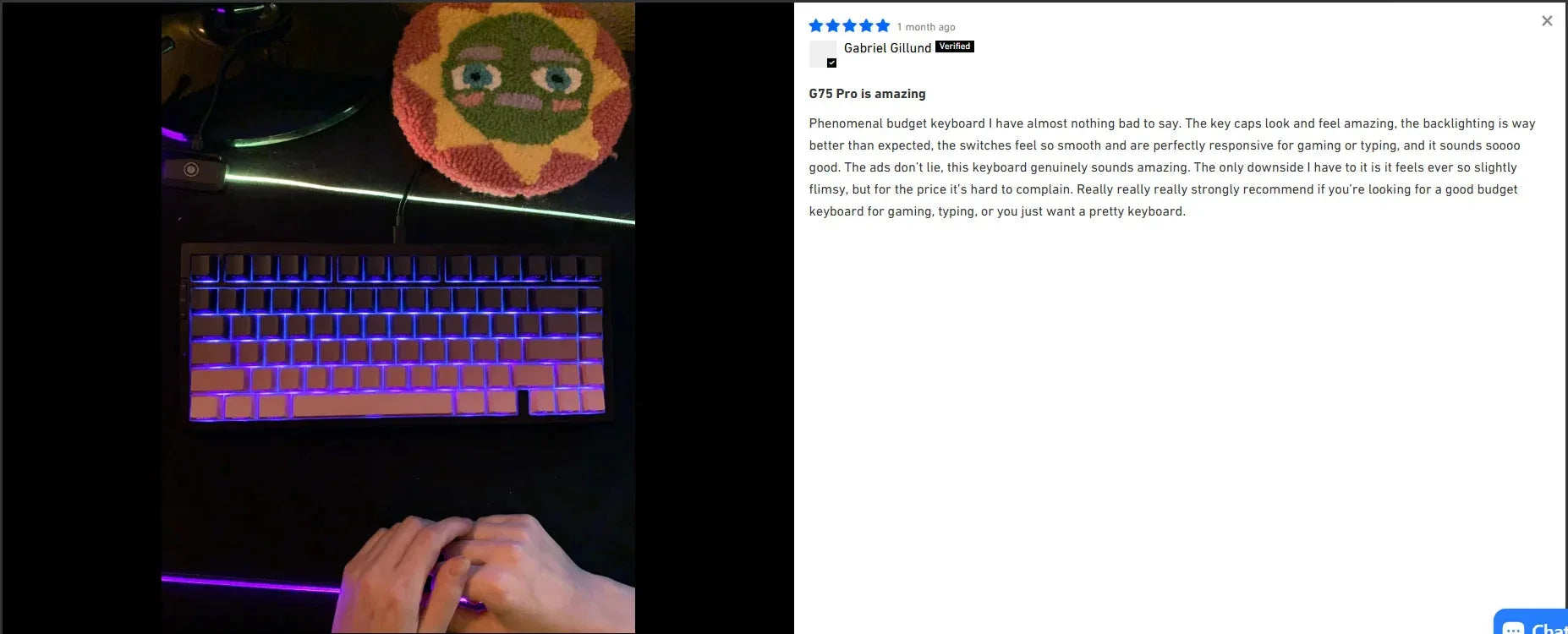 G75 Pro Wireless Mechanical Keyboard Mchose™ - RS Store