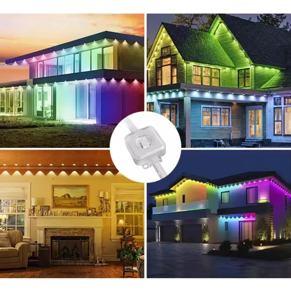 Permanent Outdoor Lights RGB Eaves Lights Bluetooth IP67 Waterproof™