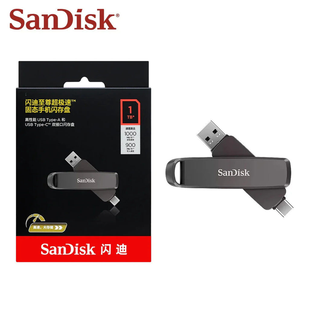 Extreme PRO Dual USB 3.2 Type-C Flash Drive Sandisk™ - RS Store