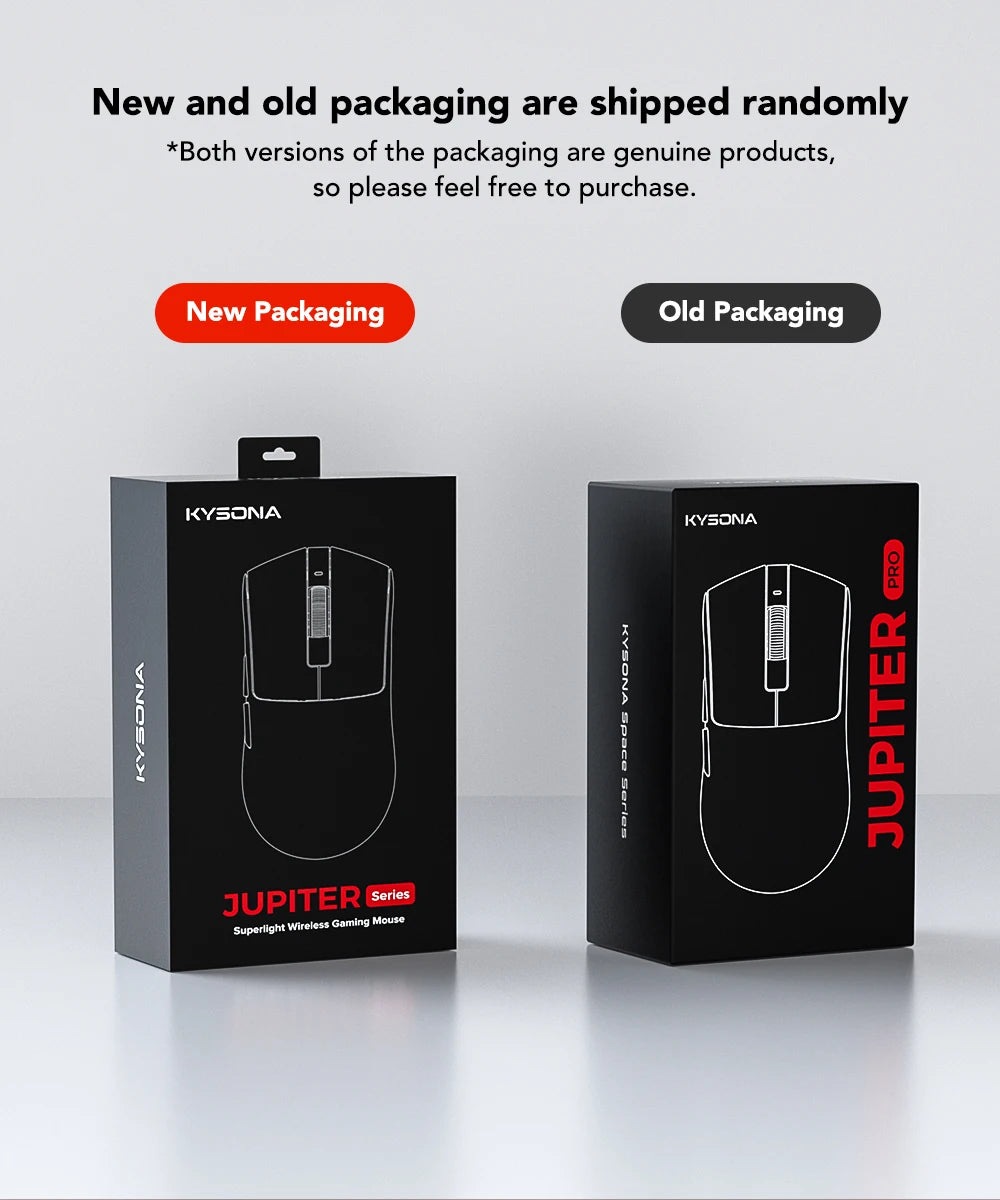 Wireless Mouse PAW3395 Sensor 26000DPI Kysona™