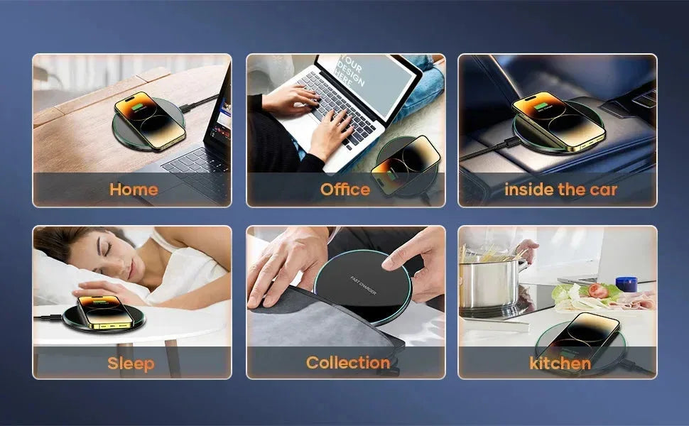 Mini LED Wireless Charger Pad™ - RS Store