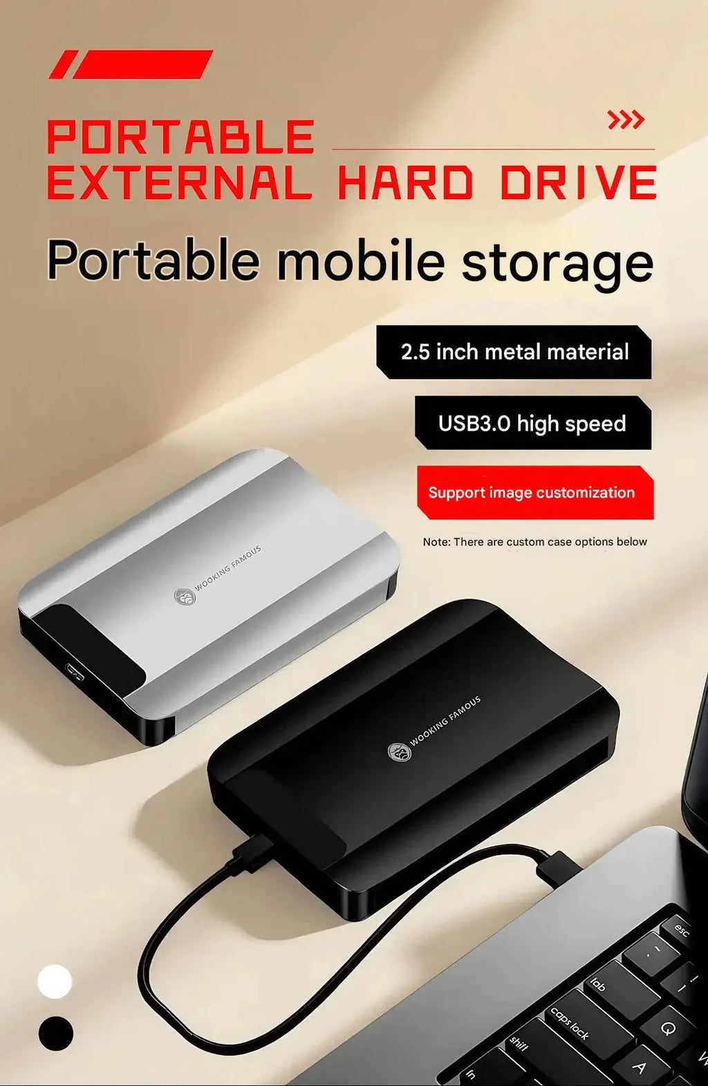 Portable HDD External Hard Drive Disk 320GB 500GB 1TB USB3.0™ - RS Store
