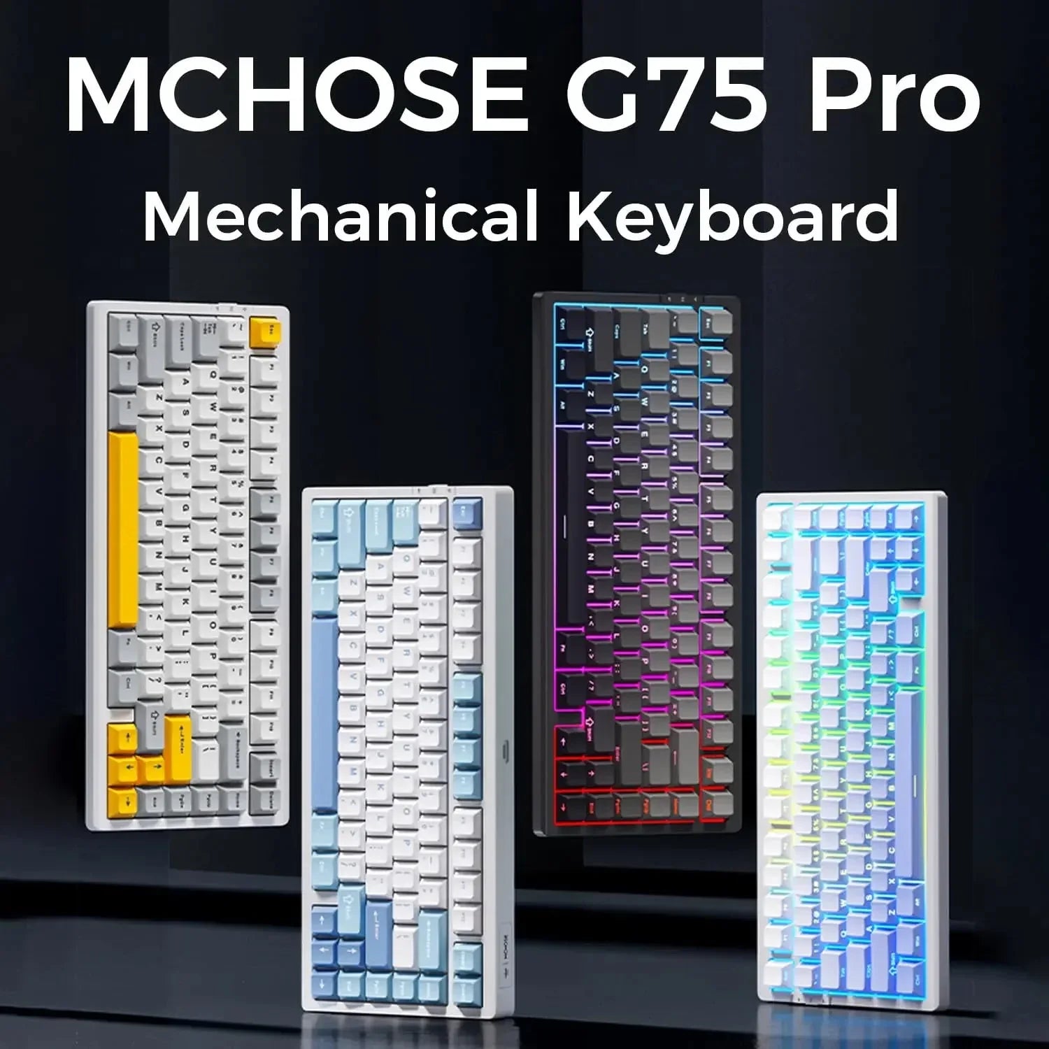 G75 Pro Wireless Mechanical Keyboard Mchose™ - RS Store