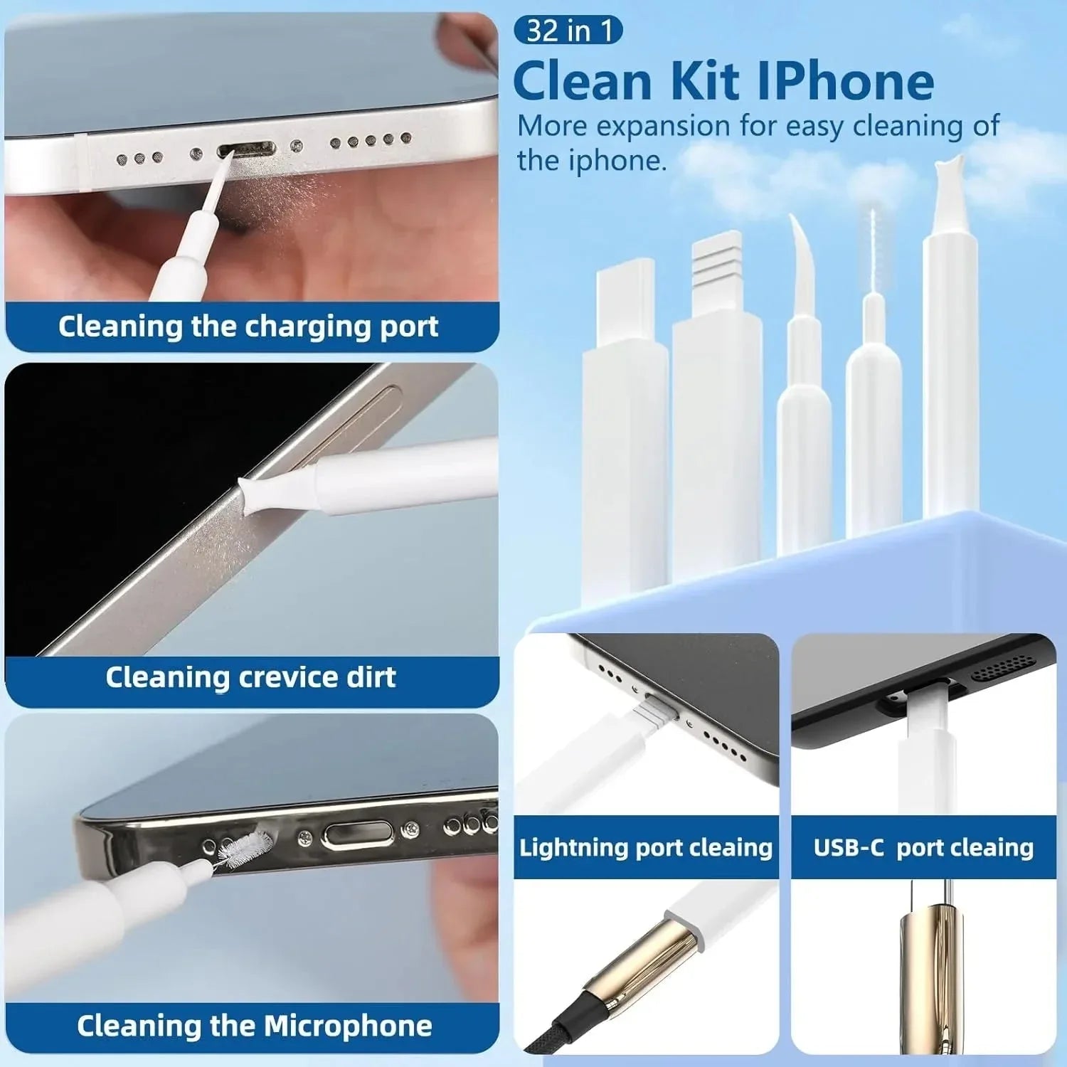 20/32-in-1 Multi-Functional Deep Cleaning Kit™ - RS Store