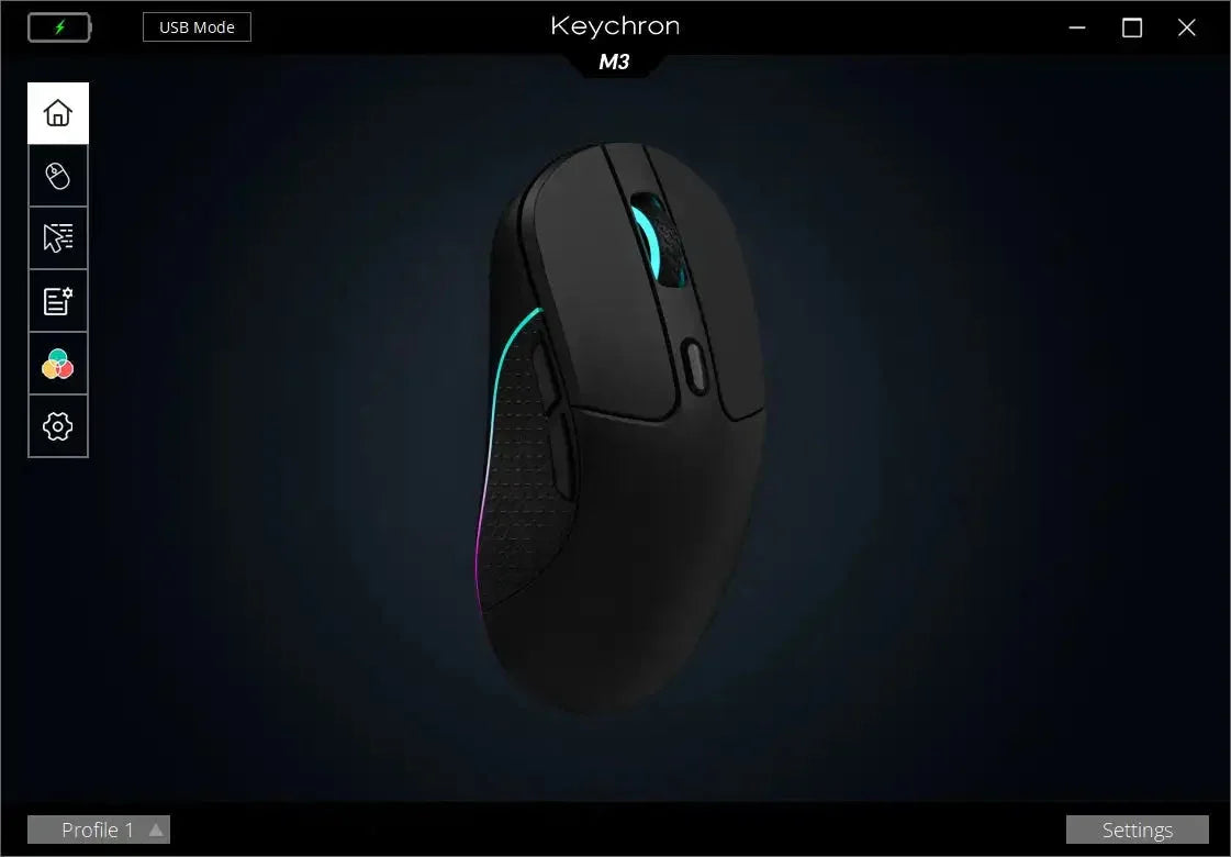 Keychron M3 2.4GHz & Bluetooth Wireless Optical Mouse Type-C Wired Mice™ - RS Store