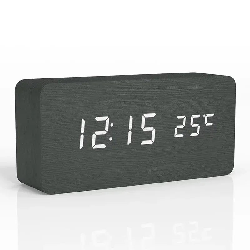 Wooden Digital Alarm Clock Niditon™ - RS Store
