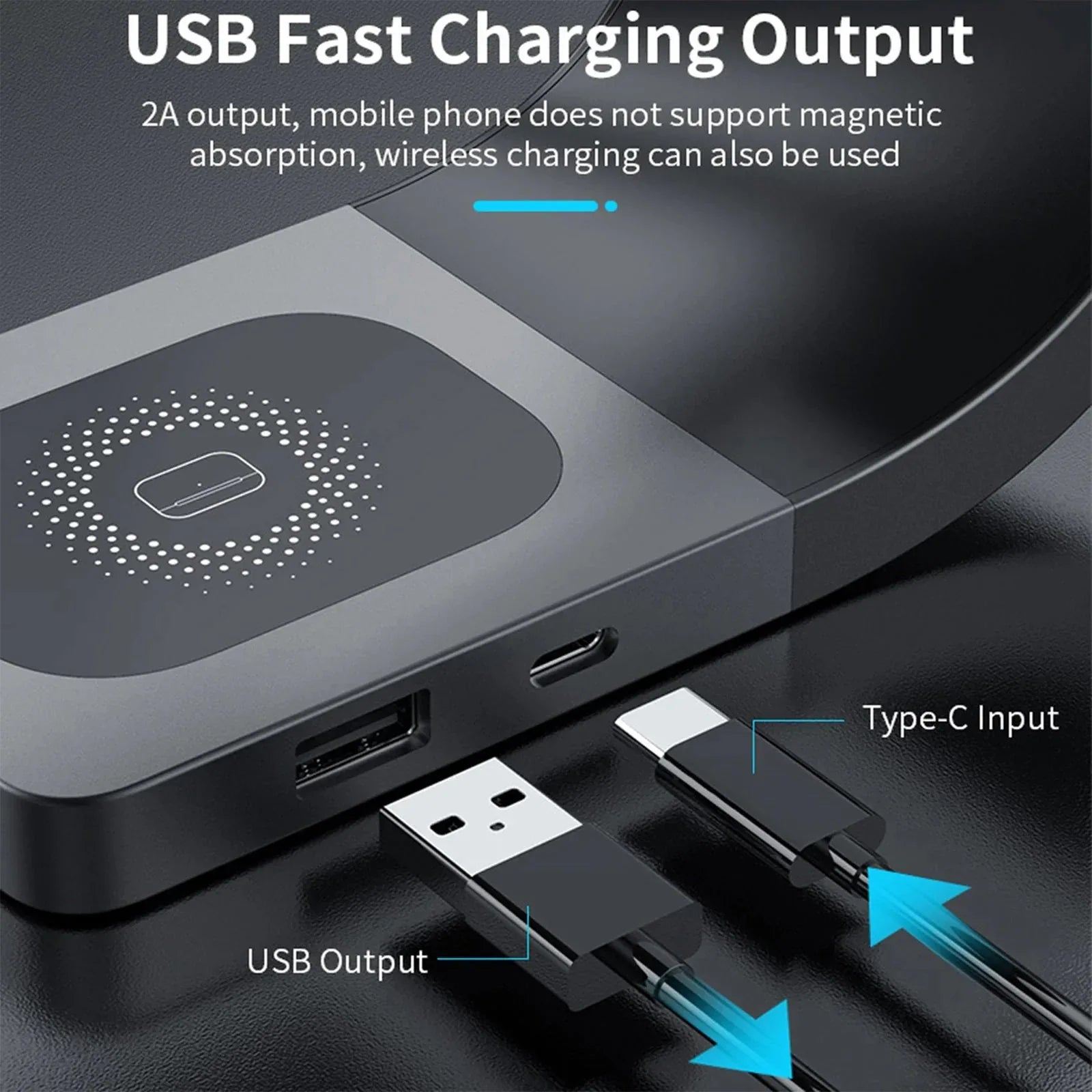4 in 1 Wireless Charger Crownqu™ - RS Store