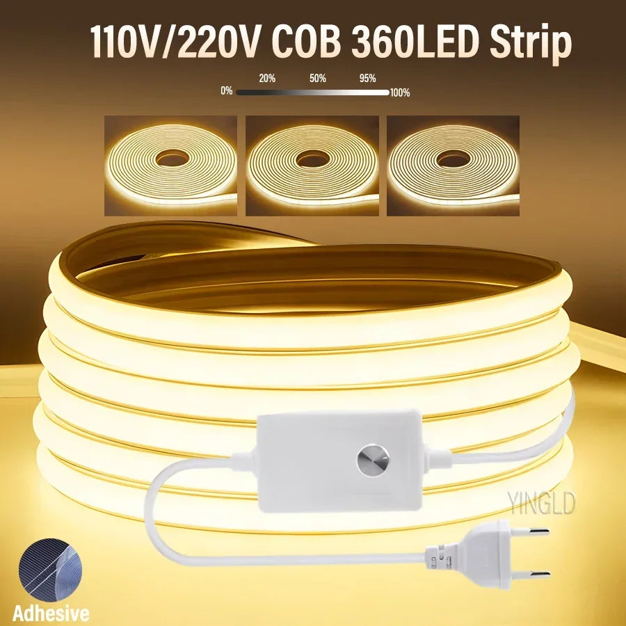 1M-50M 220V COB LED Strip Yingld™