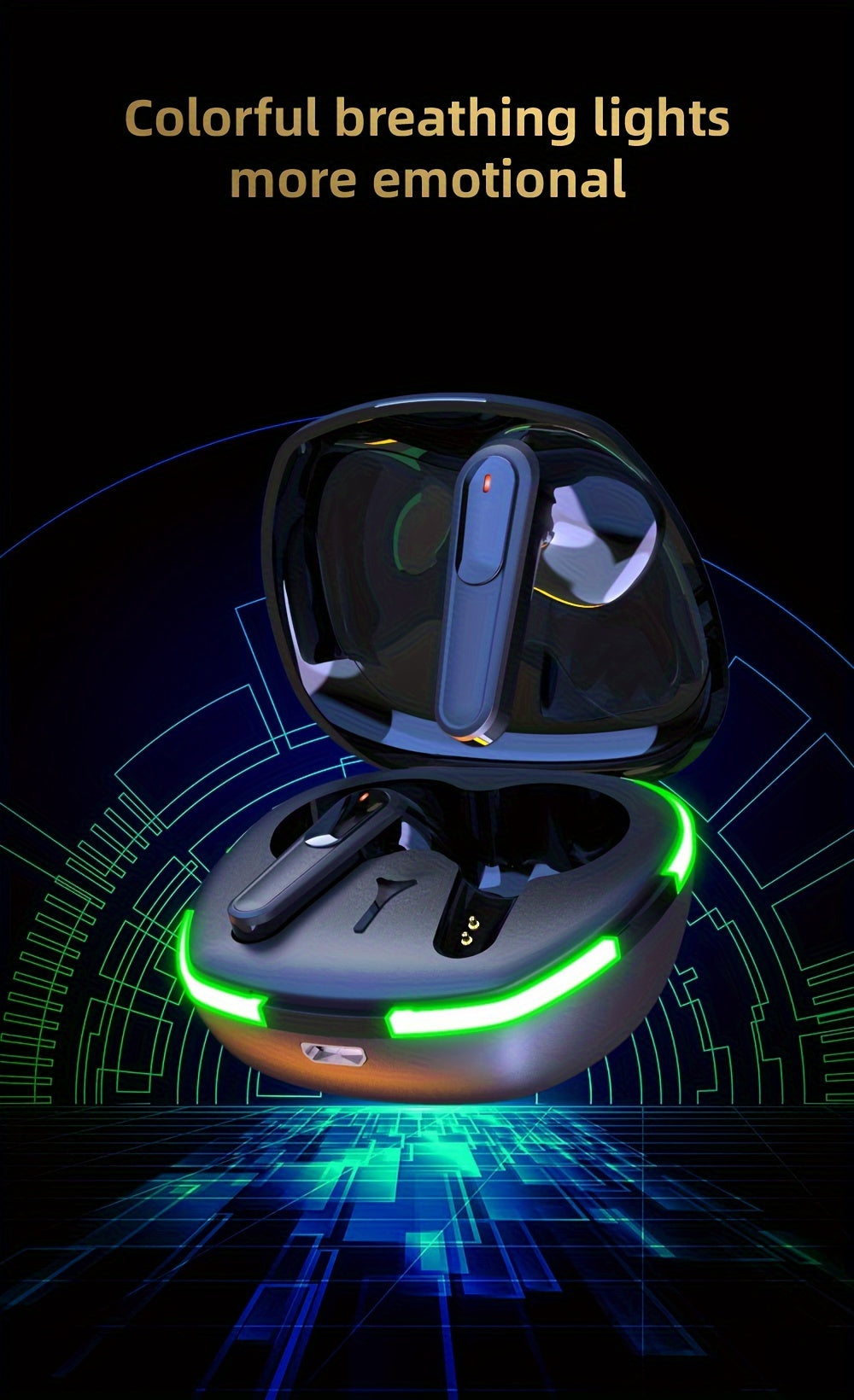 In-ear Earpbuds With LED Lights™