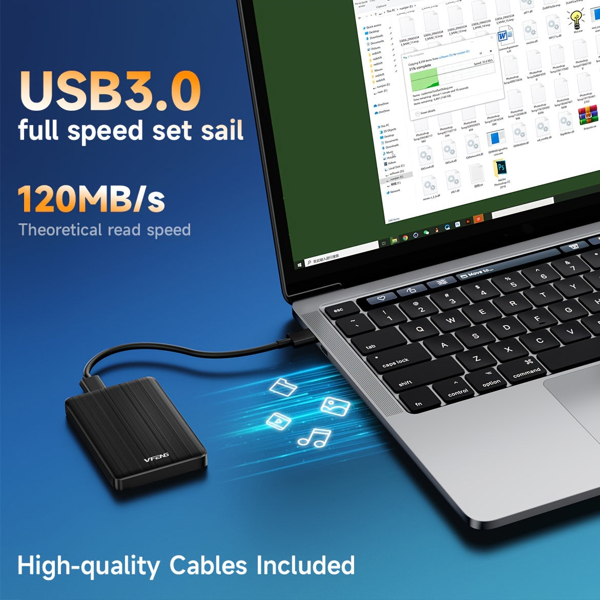 500GB Ultra Slim Portable External Hard Drive™